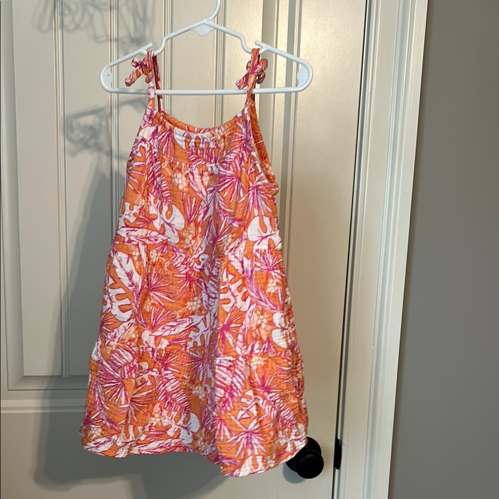 Cat & Jack Pink and Orange Floral Dress